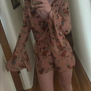 Floral Blush Romper